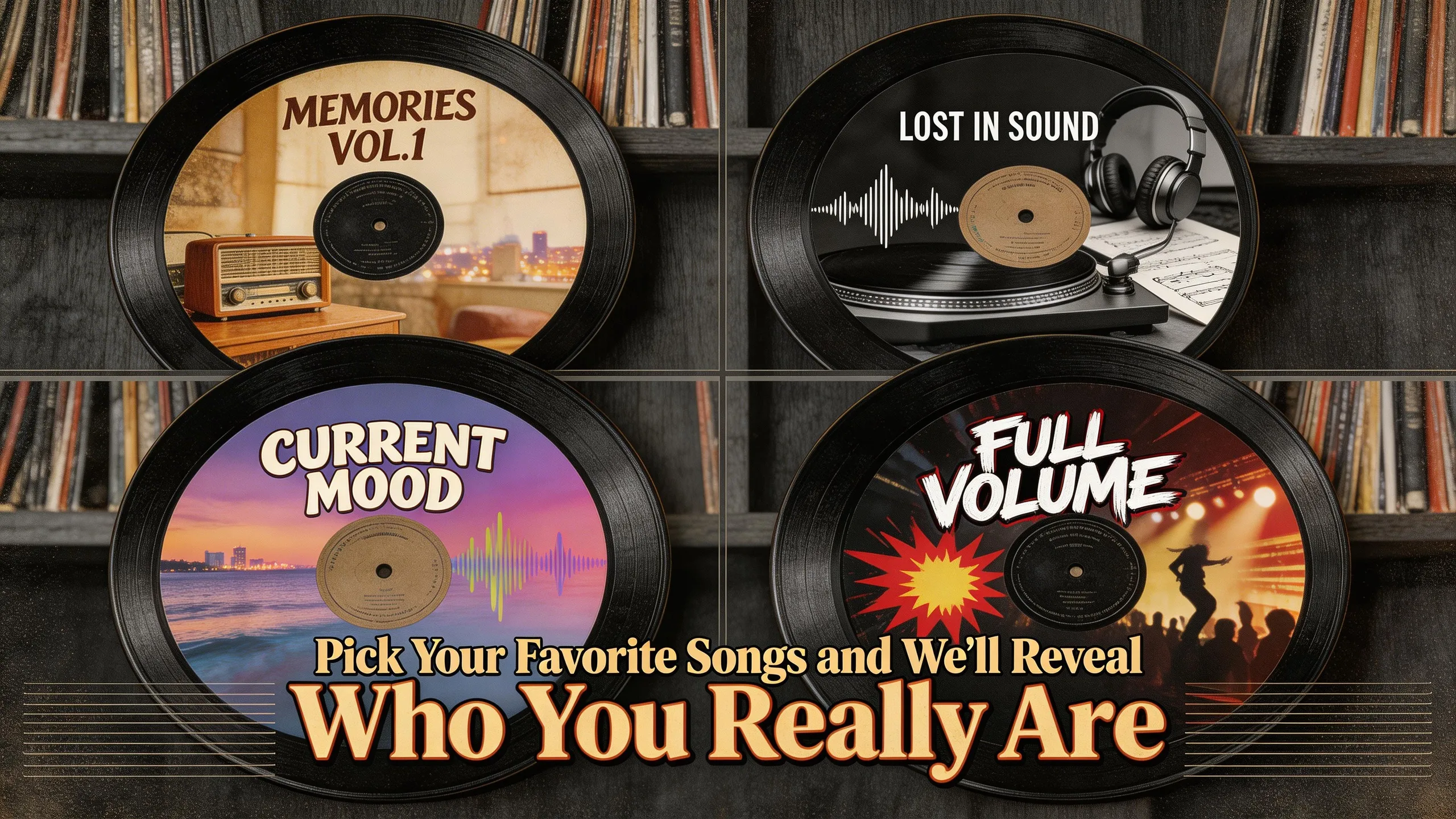 Pick Your Favorite Songs and We'll Reveal Who You Really Are